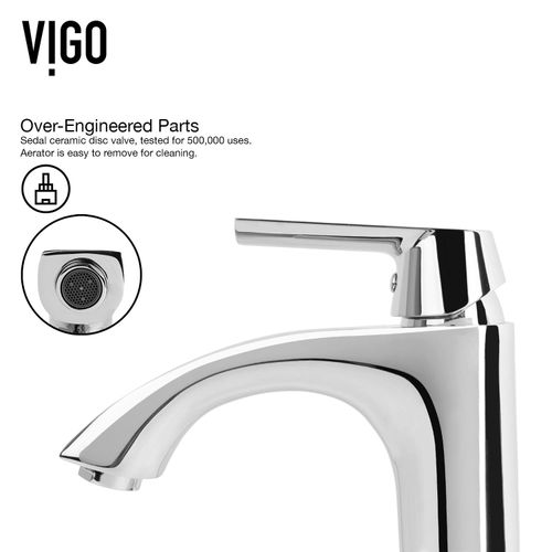 Main product image of Linus Single Handle Bathroom Vessel Faucet (Chrome), VG03013CH