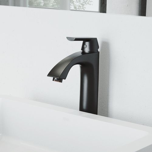 Main product image of Linus Single Handle Bathroom Vessel Faucet (Matte Black), VG03013MB