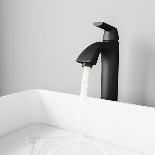Main product image of Linus Single Handle Bathroom Vessel Faucet (Matte Black), VG03013MB