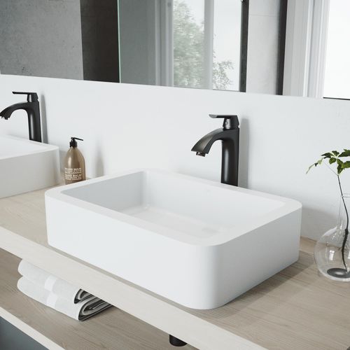 Main product image of Linus Single Handle Bathroom Vessel Faucet (Matte Black), VG03013MB