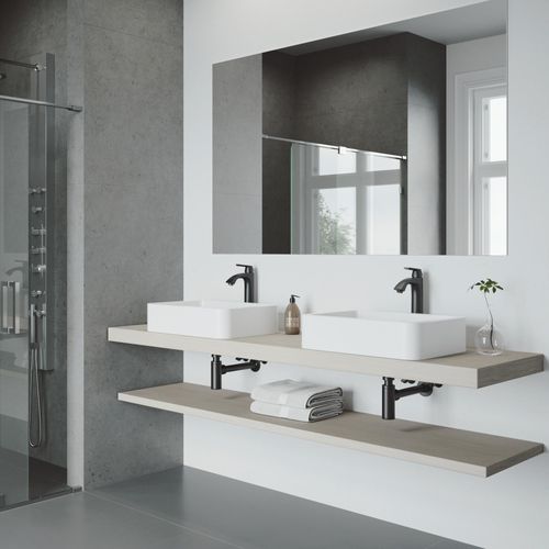 Main product image of Linus Single Handle Bathroom Vessel Faucet (Matte Black), VG03013MB