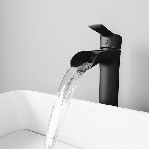 Main product image of Niko Single Handle Bathroom Vessel Faucet w/ Pop-Up Drain (Antique Rubbed Bronze), VG03024ARB2
