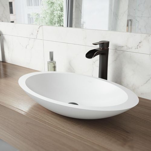 Main product image of Niko Single Handle Bathroom Vessel Faucet w/ Pop-Up Drain (Antique Rubbed Bronze), VG03024ARB2