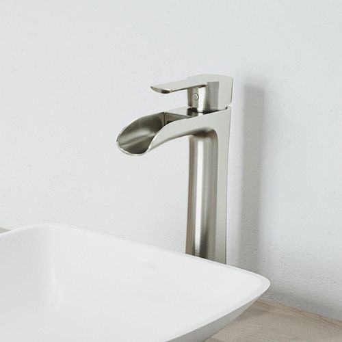 Main product image of Niko Single Handle Bathroom Vessel Faucet (Brushed Nickel), VG03024BN