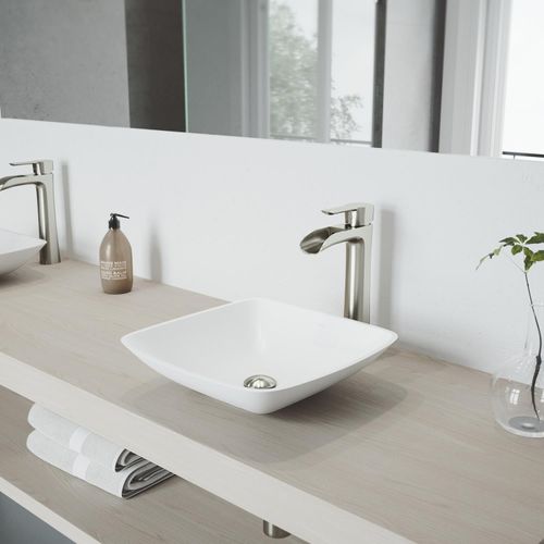 Main product image of Niko Single Handle Bathroom Vessel Faucet (Brushed Nickel), VG03024BN