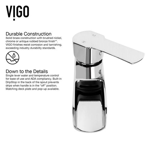 Main product image of Niko Single Handle Bathroom Vessel Faucet (Chrome), VG03024CH