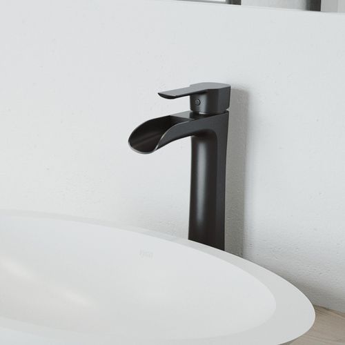 Main product image of Niko Single Handle Bathroom Vessel Faucet (Matte Black), VG03024MB
