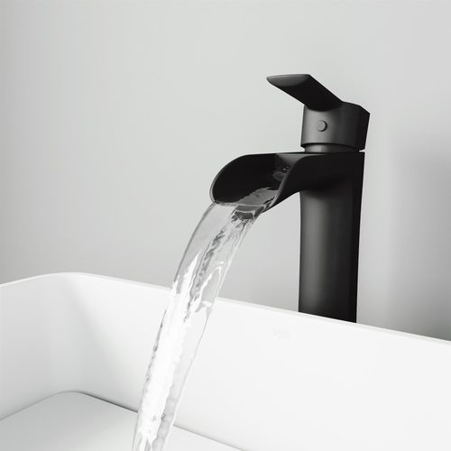 Main product image of Niko Single Handle Bathroom Vessel Faucet (Matte Black), VG03024MB