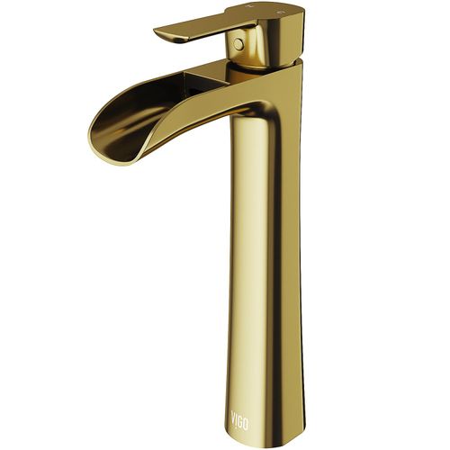 Main product image of Niko Single Handle Bathroom Vessel Faucet (MatteBrushed Gold), VG03024MG