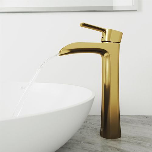 Main product image of Niko Single Handle Bathroom Vessel Faucet (MatteBrushed Gold), VG03024MG