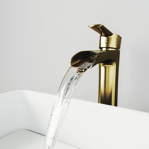 Main product image of Niko Single Handle Bathroom Vessel Faucet (MatteBrushed Gold), VG03024MG
