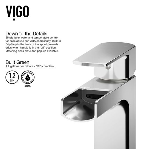 Main product image of Amada Single Handle Bathroom Vessel Faucet (Chrome), VG03026CH