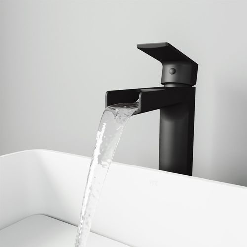 Main product image of Amada Single Handle Bathroom Vessel Faucet (Matte Black), VG03026MB