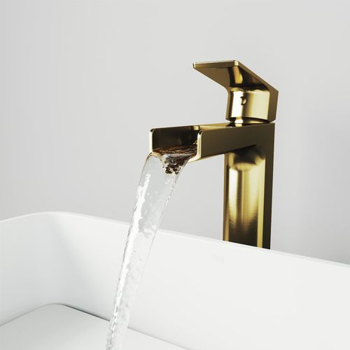 Main product image of Amada Single Handle Bathroom Vessel Faucet (Matte Brushed Gold), VG03026MG