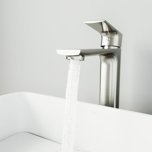 Main product image of Norfolk Single Handle Bathroom Vessel Faucet (Brushed Nickel), VG03027BN