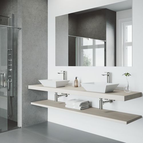 Main product image of Norfolk Single Handle Bathroom Vessel Faucet (Brushed Nickel), VG03027BN