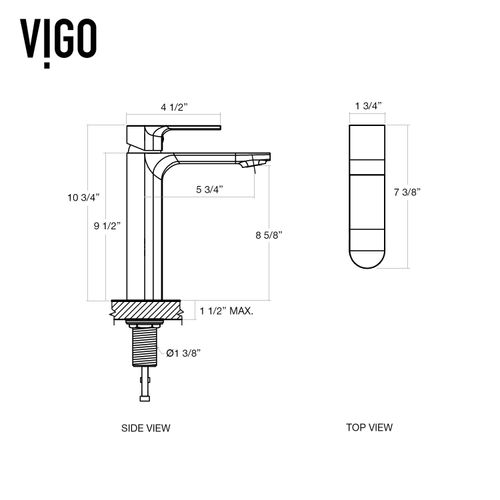 Main product image of Norfolk Single Handle Bathroom Vessel Faucet (Chrome), VG03027CH