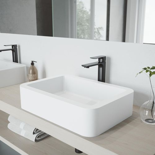Main product image of Norfolk Single Handle Bathroom Vessel Faucet (Matte Black), VG03027MB