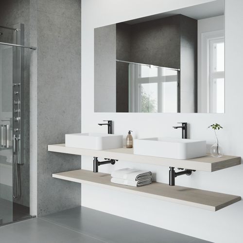 Main product image of Norfolk Single Handle Bathroom Vessel Faucet (Matte Black), VG03027MB