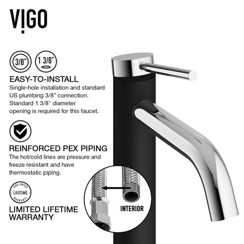 Main product image of Lexington Single Handle Bathroom Vessel Faucet (Chrome), VG03028CH