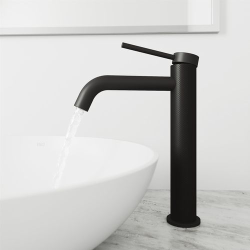 Main product image of Lexington Single Handle Bathroom Vessel Faucet (Carbon Fiber/Matte Black), VG03028MB