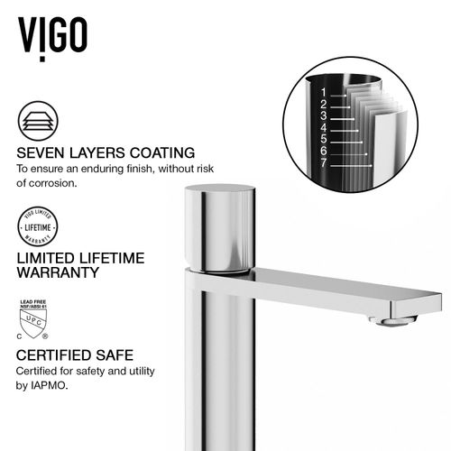 Main product image of Gotham Single Handle Bathroom Vessel Faucet (Chrome), VG03029CH