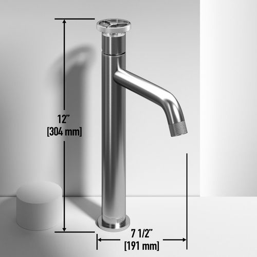 Main product image of Cass Single Handle Bathroom Vessel Faucet (Brushed Nickel), VG03030BN