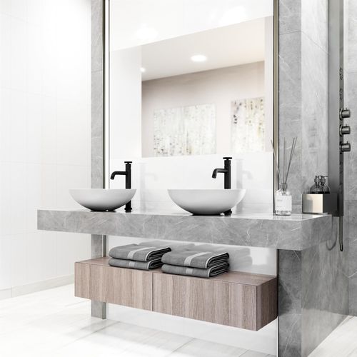Main product image of Cass Single Handle Bathroom Vessel Faucet (Matte Black), VG03030MB