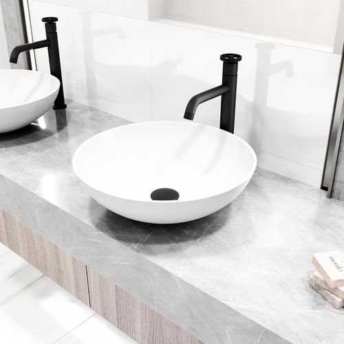 Main product image of Cass Single Handle Bathroom Vessel Faucet (Matte Black), VG03030MB