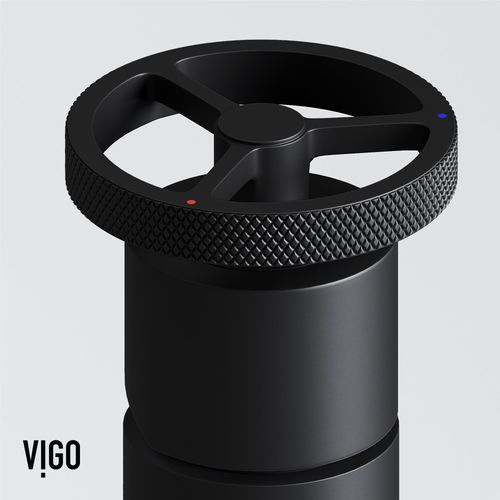 Main product image of Cass Single Handle Bathroom Vessel Faucet (Matte Black), VG03030MB