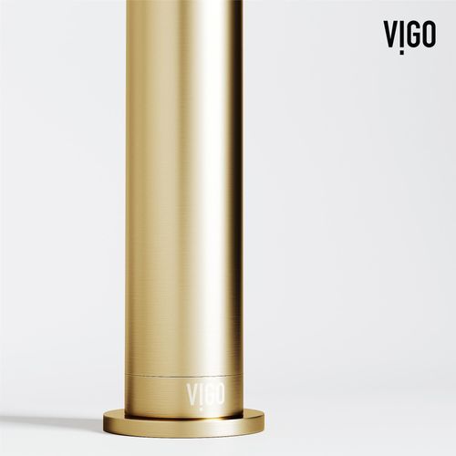 Main product image of Cass Single Handle Bathroom Vessel Faucet (Matte Brushed Gold), VG03030MG