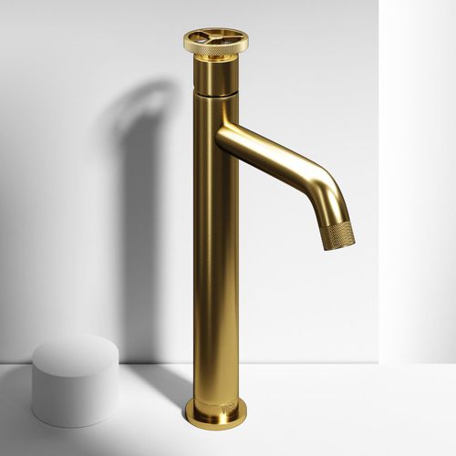 Main product image of Cass Single Handle Bathroom Vessel Faucet (Matte Brushed Gold), VG03030MG