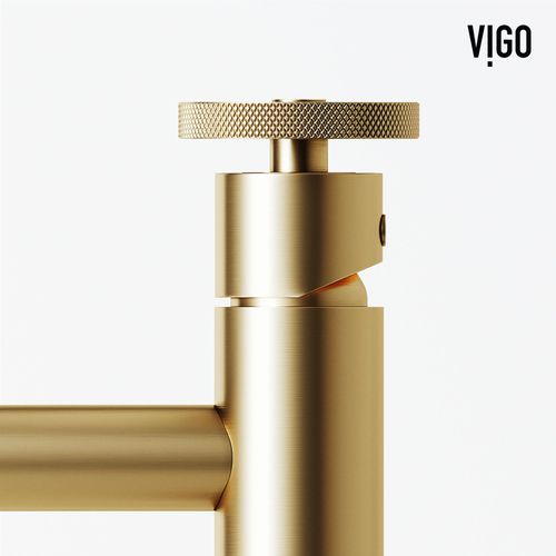 Main product image of Cass Single Handle Bathroom Vessel Faucet (Matte Brushed Gold), VG03030MG