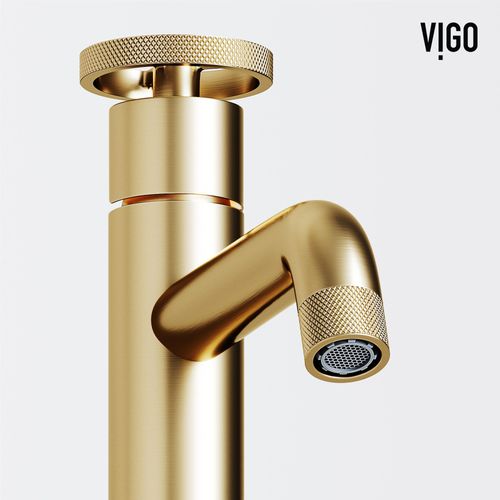 Main product image of Cass Single Handle Bathroom Vessel Faucet (Matte Brushed Gold), VG03030MG