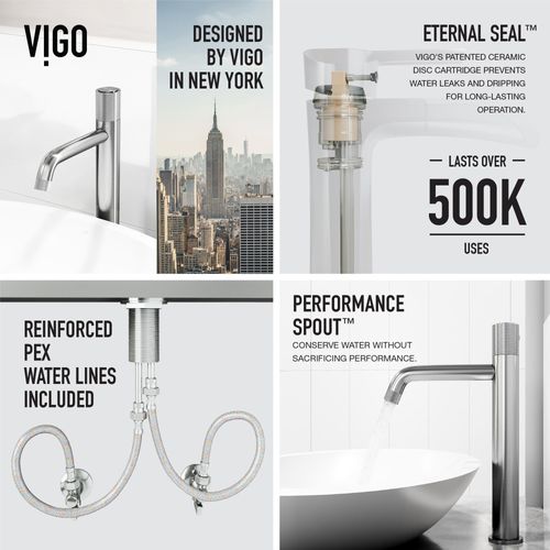 Main product image of Apollo Single Handle Bathroom Vessel Faucet (Brushed Nickel), VG03031BN