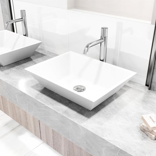 Main product image of Apollo 12" Button Operated Bathroom Faucet (Chrome), VG03031CH