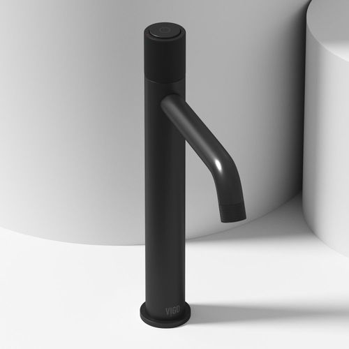Main product image of Apollo Button Operated Bathroom Vessel Faucet (Matte Black), VG03031MB