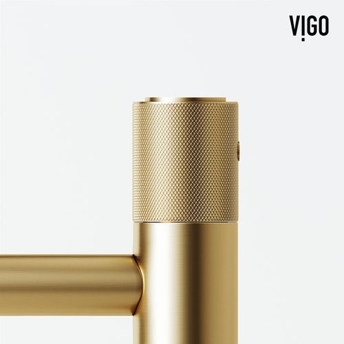 Main product image of Apollo Button Operated Bathroom Vessel Faucet (Matte Brushed Gold), VG03031MG