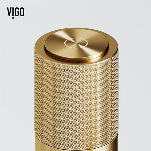 Main product image of Apollo Button Operated Bathroom Vessel Faucet (Matte Brushed Gold), VG03031MG