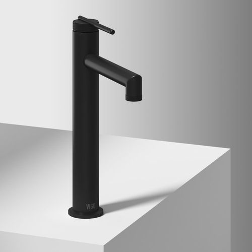Main product image of Sterling Single Handle Bathroom Vessel Faucet (Matte Black), VG03032MB