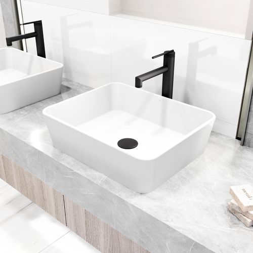 Main product image of Sterling Single Handle Bathroom Vessel Faucet (Matte Black), VG03032MB