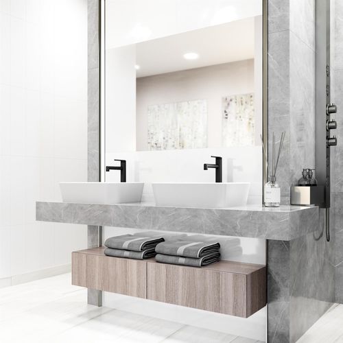 Main product image of Sterling Single Handle Bathroom Vessel Faucet (Matte Black), VG03032MB