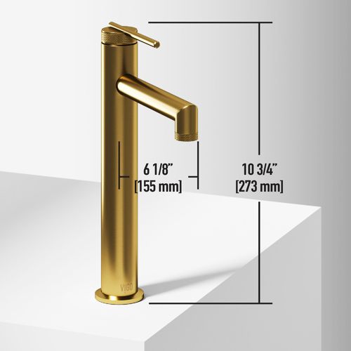 Main product image of Sterling Single Handle Bathroom Vessel Faucet (Matte Brushed Gold), VG03032MG