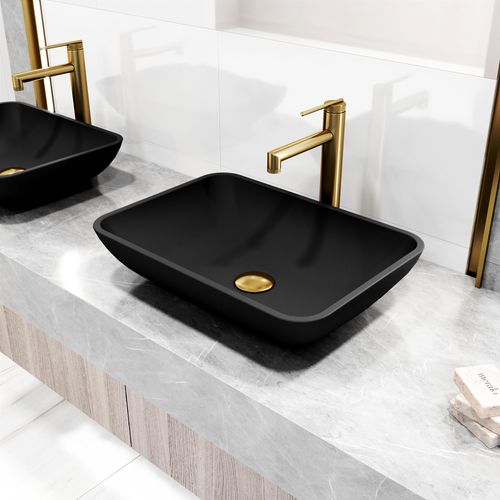 Main product image of Sterling Single Handle Bathroom Vessel Faucet (Matte Brushed Gold), VG03032MG