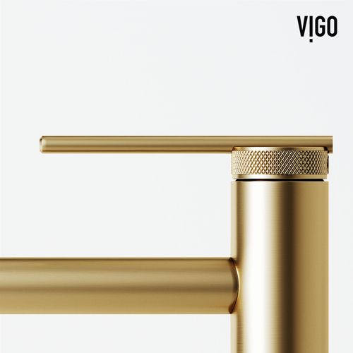 Main product image of Sterling Single Handle Bathroom Vessel Faucet (Matte Brushed Gold), VG03032MG