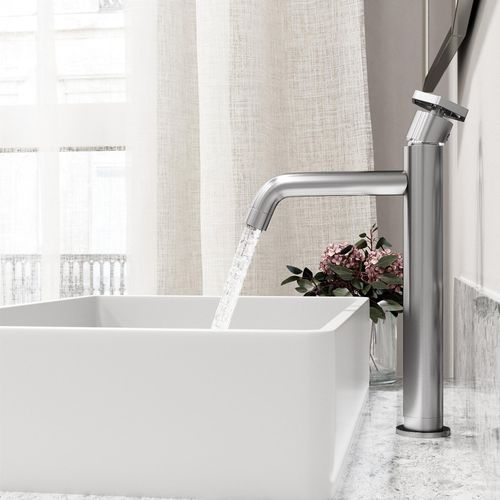 Main product image of Ruxton Single Handle Bathroom Vessel Faucet (Brushed Nickel), VG03033BN