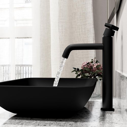Main product image of Ruxton Single Handle Bathroom Vessel Faucet (Matte Black), VG03033MB