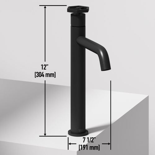 Main product image of Ruxton Single Handle Bathroom Vessel Faucet (Matte Black), VG03033MB