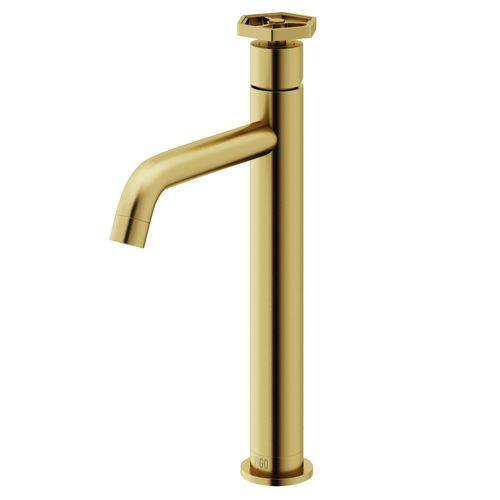 Main product image of Ruxton Single Handle Bathroom Vessel Faucet (Matte Brushed Gold), VG03033MG