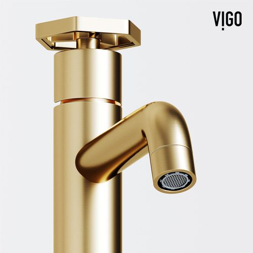 Main product image of Ruxton Single Handle Bathroom Vessel Faucet (Matte Brushed Gold), VG03033MG